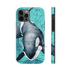 Orca Whale Teal Vintage Map Watercolor Art Case Mate Tough Phone Cases Iphone 12 Pro