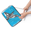 Orca Whale Tribal Blue Ink Laptop Sleeve