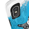 Orca Whale Tribal Blue Ink White Case Mate Tough Phone Cases