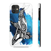 Orca Whale Tribal Blue Ink White Case Mate Tough Phone Cases Iphone 11