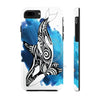 Orca Whale Tribal Blue Ink White Case Mate Tough Phone Cases Iphone 7 8