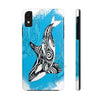 Orca Whale Tribal Blue Ink White Case Mate Tough Phone Cases Iphone Xr