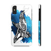 Orca Whale Tribal Blue Ink White Case Mate Tough Phone Cases Iphone Xs