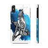 Orca Whale Tribal Blue Ink White Case Mate Tough Phone Cases Iphone Xs Max