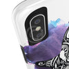 Orca Whale Tribal Blue Purple Ink White Case Mate Tough Phone Cases
