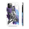 Orca Whale Tribal Blue Purple Ink White Case Mate Tough Phone Cases Iphone 11 Pro