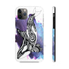 Orca Whale Tribal Blue Purple Ink White Case Mate Tough Phone Cases Iphone 11 Pro Max