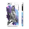 Orca Whale Tribal Blue Purple Ink White Case Mate Tough Phone Cases Iphone 6/6S Plus