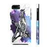 Orca Whale Tribal Blue Purple Ink White Case Mate Tough Phone Cases Iphone 7 8