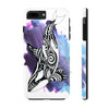 Orca Whale Tribal Blue Purple Ink White Case Mate Tough Phone Cases Iphone 7 Plus 8