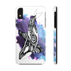 Orca Whale Tribal Blue Purple Ink White Case Mate Tough Phone Cases Iphone Xr