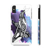 Orca Whale Tribal Blue Purple Ink White Case Mate Tough Phone Cases Iphone Xs Max
