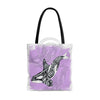Orca Whale Tribal Doodle Pink Tote Bag Large Bags