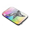 Orca Whale Tribal Ink Rainbow Laptop Sleeve