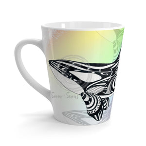 Orca Whale Tribal Spirit Rainbow Latte Mug 12Oz Mug