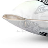 Orca Whale Tribal Tattoo Rainbow Square Pillow Home Decor