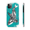 Orca Whale Tribal Teal Ink White Case Mate Tough Phone Cases Iphone 11 Pro Max