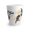 Orca Whale Tribal Yellow Splash Latte Mug Mug