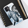 Orca Whale Vintage Map Compass Art Case Mate Tough Phone Cases