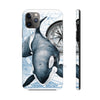 Orca Whale Vintage Map Compass Art Case Mate Tough Phone Cases Iphone 11 Pro Max