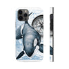 Orca Whale Vintage Map Compass Art Case Mate Tough Phone Cases Iphone 12 Pro
