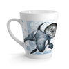 Orca Whale Vintage Map Compass Art Latte Mug 12Oz Mug
