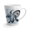 Orca Whale Vintage Map Compass Art Latte Mug Mug