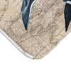 Orca Whale Vintage Map Nautical Bath Mat Home Decor