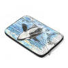 Orca Whale Watercolor Vintage Map Laptop Sleeve