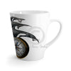 Orca Whales And Compass Art White Latte Mug Mug
