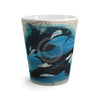 Orca Whales Beige Vintage Map Diving Art Latte Mug Mug