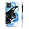 Orca Whales Blue Circles Case Mate Tough Phone Iphone 11