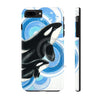 Orca Whales Blue Circles Case Mate Tough Phone Iphone 7 Plus 8
