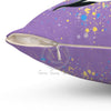 Orca Whales Blue Yellow Purple Splash Pillow Home Decor