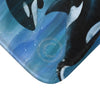 Orca Whales Diving Art Bath Mat Home Decor