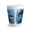 Orca Whales Diving Art Latte Mug Mug