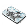 Orca Whales Family White Laptop Sleeve