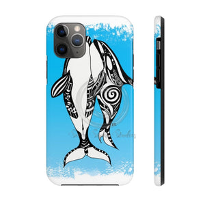 Orca Whales Love Ink Blue White Case Mate Tough Phone Cases Iphone 11 Pro
