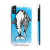 Orca Whales Love Ink Blue White Case Mate Tough Phone Cases Iphone Xs