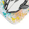 Orca Whales Love Splash Bath Mat Home Decor