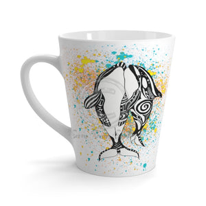 Orca Whales Love Splash Latte Mug 12Oz Mug