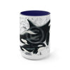 Orca Whales Vintage Map Ink Nautical Art Two-Tone Coffee Mugs 15Oz Mug