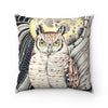 Owl Moon Ink Square Pillow 14 X Home Decor