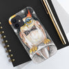 Owl Professor Watercolor Art Case Mate Tough Phone Cases