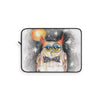 Owl Professor Watercolor Art Laptop Sleeve 12