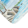 Pacific Beach Watercolor Bath Mat Home Decor