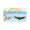 Pacific Beach Watercolor Bath Mat Large 34X21 Home Decor