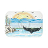 Pacific Beach Watercolor Bath Mat Small 24X17 Home Decor