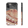 Pale Red Octopus Galaxy Stars Vintage Map Watercolor Art Case Mate Tough Phone Cases Iphone 11 Pro