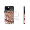 Pale Red Octopus Galaxy Stars Vintage Map Watercolor Art Case Mate Tough Phone Cases Iphone 13 Mini